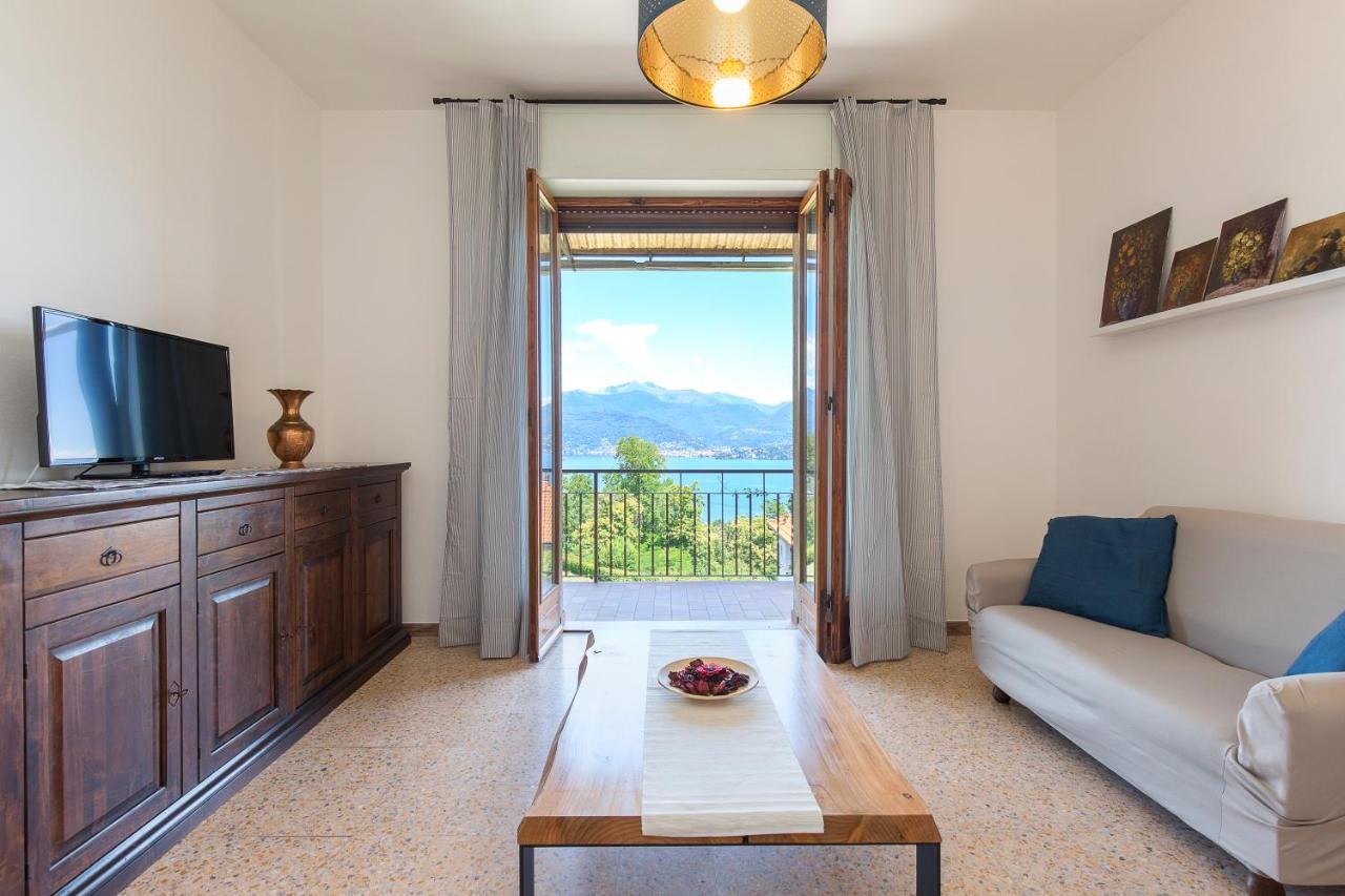Casa Lilla - Lakeview Large Apartments With Garden Above Stresa Esterno foto